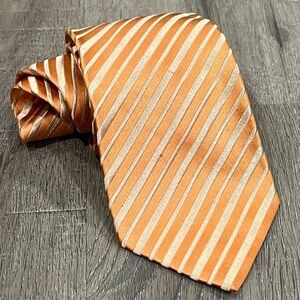 Charvet Tie Classic Stripe Super Lux 100% Silk Made in Italy $400 Heavy Woven